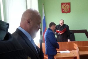 Ю. Машков при оглашении приговора в Бежицком райсуде