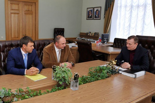 Встреча Н. Денина с руководителями г. Клинцы