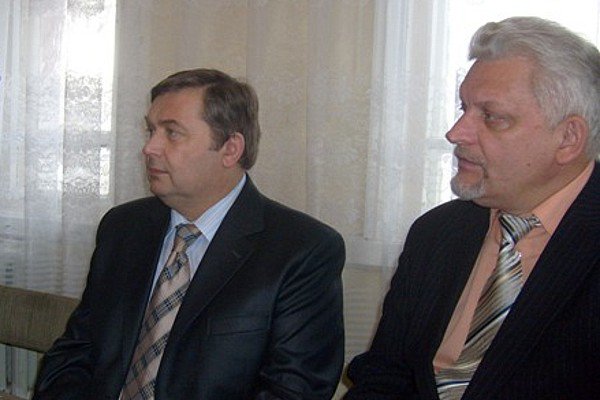 С. Кубарев и А. Горохов (фото: Климовская библиотека)