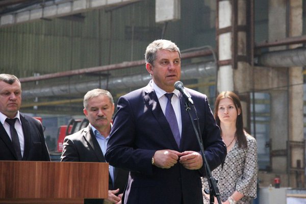 Июль 2015 г. А. Богомаз посетил ОАО «Новозыбковский машиностроительный завод»